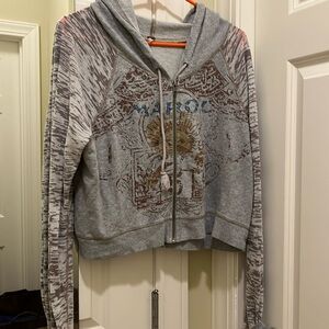 Free People lightweight hoodie size large (fits S,M,or large)